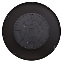 80cm Black Champs Elysees Metal Wall Clock